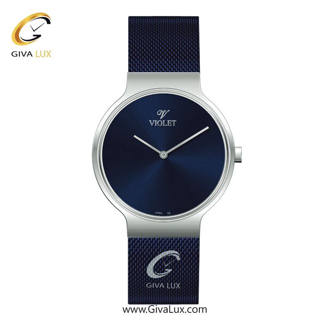 ساعت مچی اورجینال مردانه ویولت VIOLET نقره ای | سرمه ای| سرمه ای| کد رفرنس 0568/2